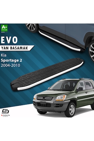 S-dizayn Kia Sportage 2 Evo Aluminyum Yan Basamak 173 Cm 2004-2010