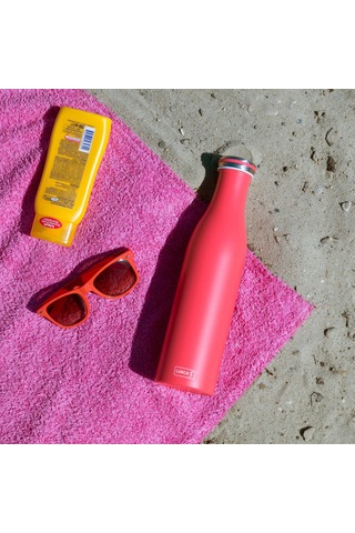 Lurch 750 Ml Paslanmaz Çelik Termos - Çift Cidarlı, Sızdırmaz Mercan Pembe