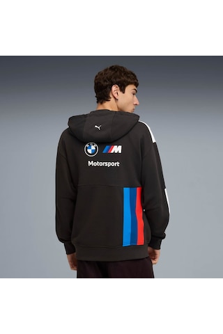 Puma Bmw M Motorsport Replıca Drıvers Erkek Geniş Kesim Sweatshırt 713722 01 Siyah