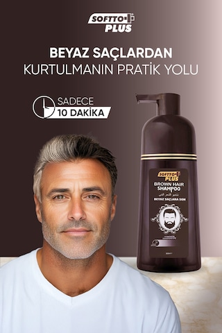 Hair Kahverengi Şampuan Üçlü Set 350 Ml X 3 Adet Tüm Saç Tipleri