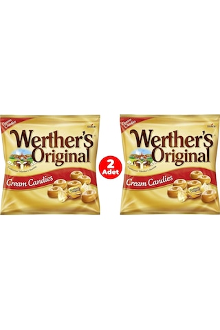 Werther's Original Cream Candies Karamel Kaplı Krema Şeker 150 G 2 Adet