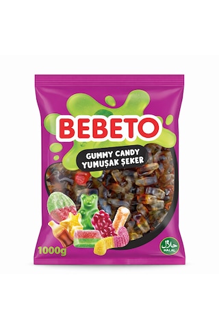 Jelibon Tekli Paket 1 Kg Küçük Kola Jelibon Tekli Paket 1 Kg Küçük Kola