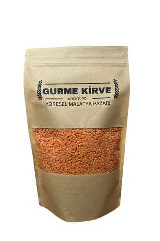 Gurme Kirve Kırmızı Köy Mercimeği 1 KG