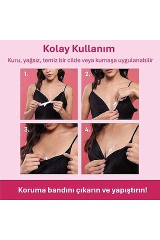 Konyax Dekolte Kapatıcı Bant Çok Renkli