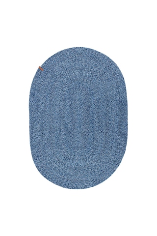 Cesta El Yapımı Örgü Lacivert Kilim 80x120 4019 Lacivert