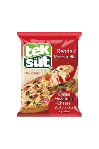 Teksüt Rende Mozarella 200 Gr