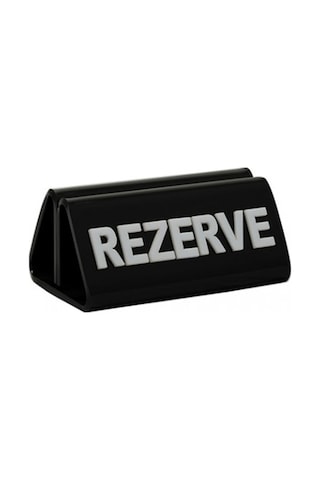 Rezerve Adisyonlu Siyah - Beyaz