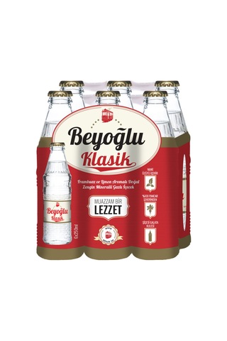 Beyoğlu Gazozu Klasik Gazoz 6 x 250 ML