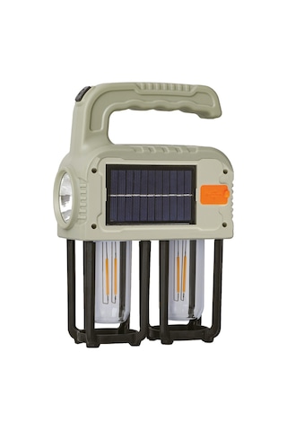 Panther Pt-6219 Usb Şarjlı Solar El Feneri Beyaz