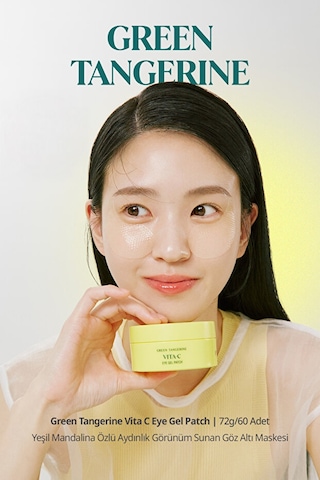 Goodal Yeşil Mandalina Özlü, Aydınlatıcı Göz Altı Maskesi Green Tangerine Vita C Eye Gel Patch