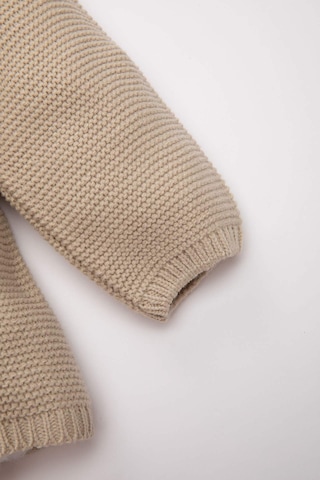 DeFacto Kız Bebek Düğmeli Basic Düz Uzun Kollu Triko Hırka C9769A524WNER120 Ekru