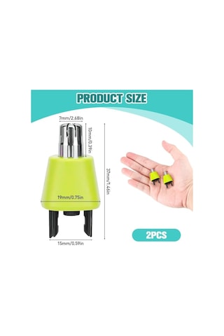 Philips Oneblade Burun Ve Kulak İçin Yüksek Kaliteli Yeni 2 Yedek Başlık Ve Bıçak