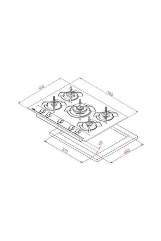Teka Hak 625 Börek Şefim Wh-GBC 75030 WH-TVT 60.1 Wh Beyaz Ankastre Set