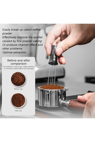 Ayarlanabilir Wdt Aracı Espresso 6 İğne 0.4mm Kahve Siyah Diğer