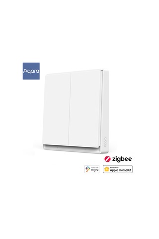 Reedark Akıllı Zigbee Duvar Anahtarı - Çift Kontrollü, Uzun Pil Ömrü, Tek Tuşla Tüm Aydınlatma Kontrolü