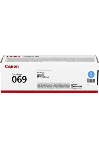 Canon LBP673CDW MF752CDW MF754CDW 5093C002 CRG-069 Mavi Toner 2100 Sayfa