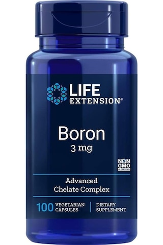 Life Extension Boron 3 Mg 100 Kapsül Usa Menşeii Dmmedicineden