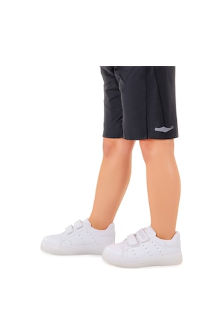 Kiko Kids Royzo Cırtlı Işıklı Erkek Çocuk Spor Ayakkabı Beyaz