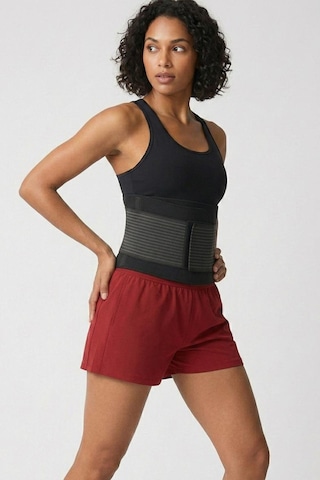 Fit Women Termal Korse Bel Göbek Basen Korsesi Terleme Termal Kemer Yağ Yakma Kemeri 4417 Siyah