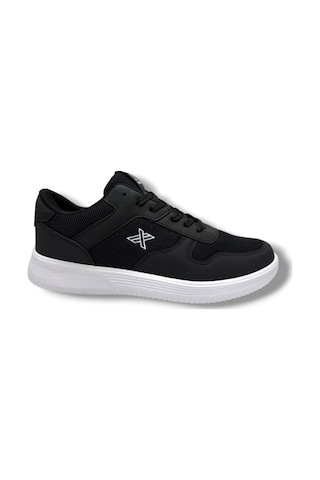 Luttoon 4027-26 Deri Anorak Anatomik Erkek Sneaker Siyah Beyaz 45-48 Siyah