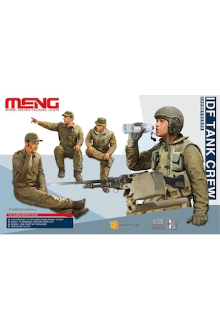 Meng Hs-002 1/35 Ölçek, Idf Tank Mürettebatı, 4 Adet, Plastik Figür Model Kiti-48701