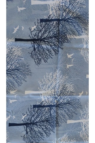 60x80cm Yastık Kılıfı, Pamuklu Kaliteli Kumaşlı, Fermuarlı, Sadece Kılıf Mavi