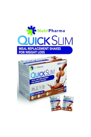 Quick Slim Öğün Yerine Geçen Shake - 30 Saşe - Karamel Latte