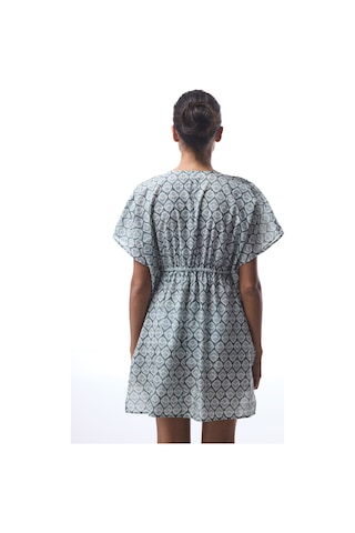 Penti Yeşil Spring V Yaka Mini Kaftan Çok Renkli
