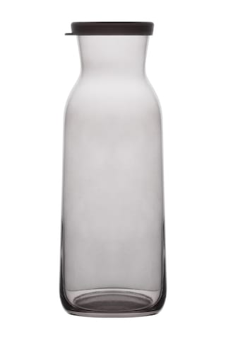 LAV Fonte Cam Karaf Tekli 1,2 L Gri Silikon Kapaklı (Sürahi )