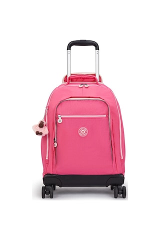 Kıplıng New Zea 8 Tekerlekli Okul Çantası Pembe Happy Pınk C