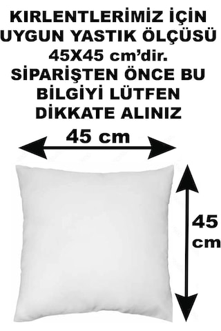 İskandinav Stil Peluş Yumuşak Dokulu Dekoratif Kırlent Kılıfı 2 Li Set 43x43 Cm Vizon Zigzag