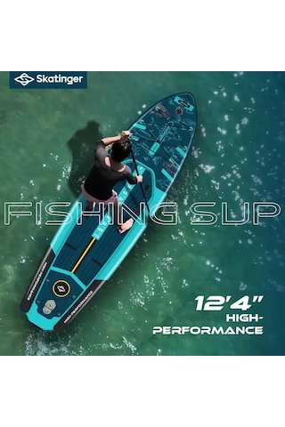 Fishing Sup Paddle Board 378x96x 12+8 Cm Balıkçı Isup Fullset