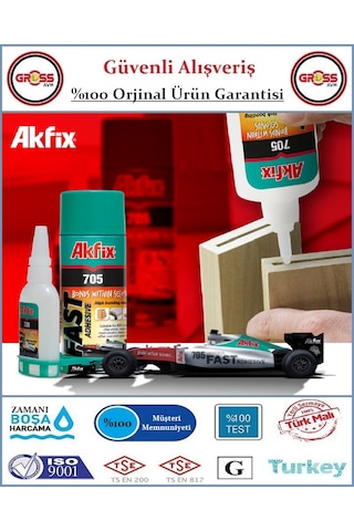 Akfix 705 Profesyonel Hızlı Yapıştırıcı - 400ml
