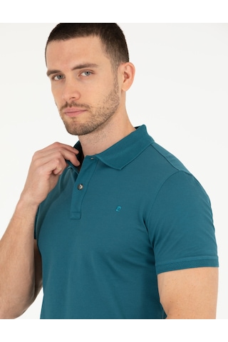 Pierre Cardin Erkek Zümrüt Basic Tişört 50262665-vr055 Yeşil