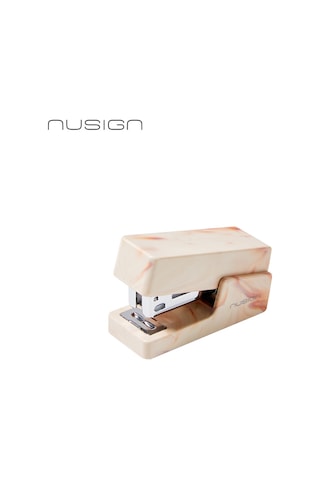 Nusıgn Mini Zımba Makinesi 12 Yaprak Kapasiteli 24/6 26/6 Pink