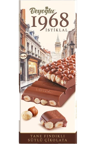 Beyoğlu 1968 İstiklal Tane Fındıklı Çikolata 175 Gr.