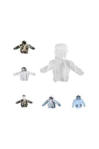 Pazly Takım Suntek Şapka Peçe Koruyucu Ceket Arıcılık Ekipmanı Ks