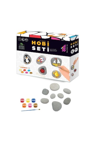 Hobi Seti Taş Boyama 3+ Yaş 1+ Oyuncu