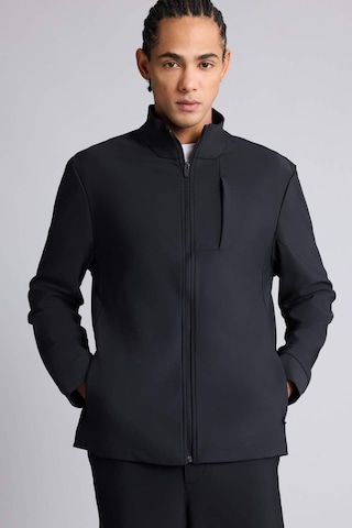 Defacto Defactofit Standart Fit Dik Yaka Fermuarlı Sweatshirt F7635ax25aubk81 Siyah
