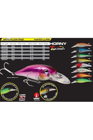 Protackle M05 Horny Sahte Balık - Boy 10 Cm, Ağırlık 14 Gram