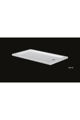 Alika - Dikdörtgen Flat Duş Teknesi H 5 80X140 Dikdörtgen Flat Duş Teknesi