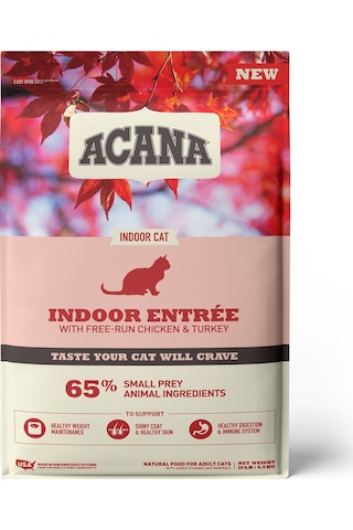 Acana Indoor Entree Sterilised Tavuk ve Hindi Yetişkin Kedi Maması 4500 G