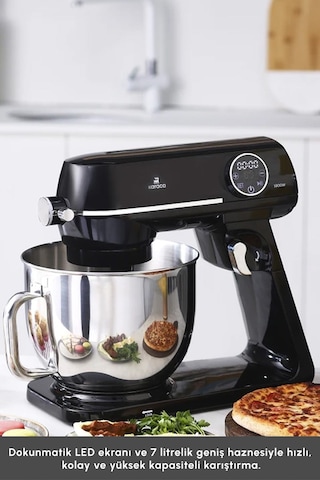 Karaca Multichef Artisan Digital Ekran 1800 W 7 L Döküm Stand Mikser