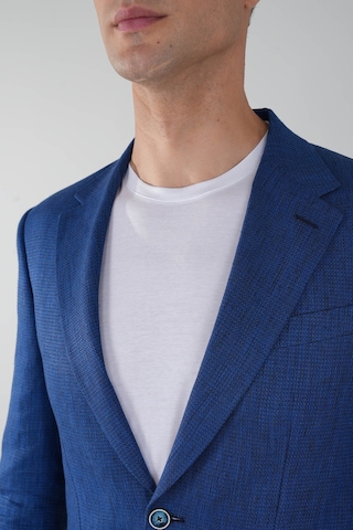 Bisse Erkek Platinum Regular Fit Keten Ceket Taş Pck25y25005 D39 Lacivert