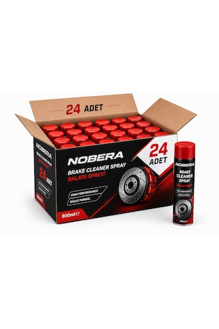 Nobera Fren Balata Temizleyici Sprey 500 Ml X 5 Adet Balata Spreyi