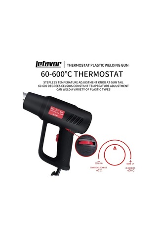 Createtech 2000w Dijital Sıcak Hava Tabancası - Shrink Qr-85b2-1 - Proje Uygulamalar İçin