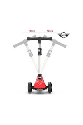 3 Tekerlekli Katlanabilir Scooter, 50 Kg Taşıma Kapasitesi Açık Mavi