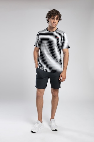 Lee Cooper Skyler Erkek %100 Pamuk O Yaka T-shirt Lacivert-21633 Lacivert