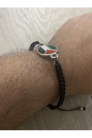 Filistin Kudüs Palestine Metal Bileklik Bileğe Göre Ayarlan Çok Renkli