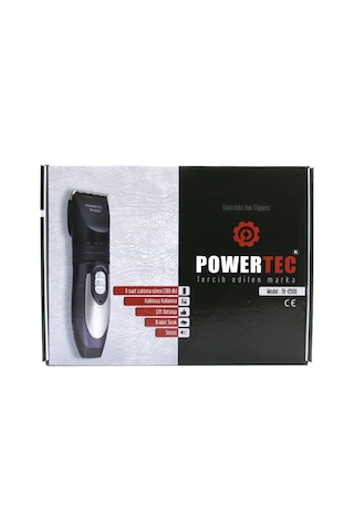 Powertec Tr-6500 Şarjlı Traş Makinesi 6 Saat Çalışma Kablosuz Çift Batarya Diğer